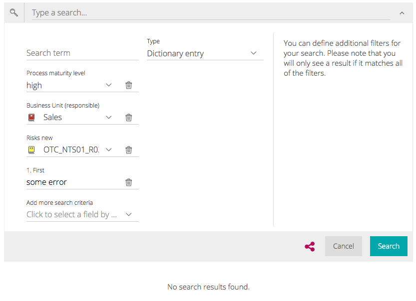 The confusing advanced search form