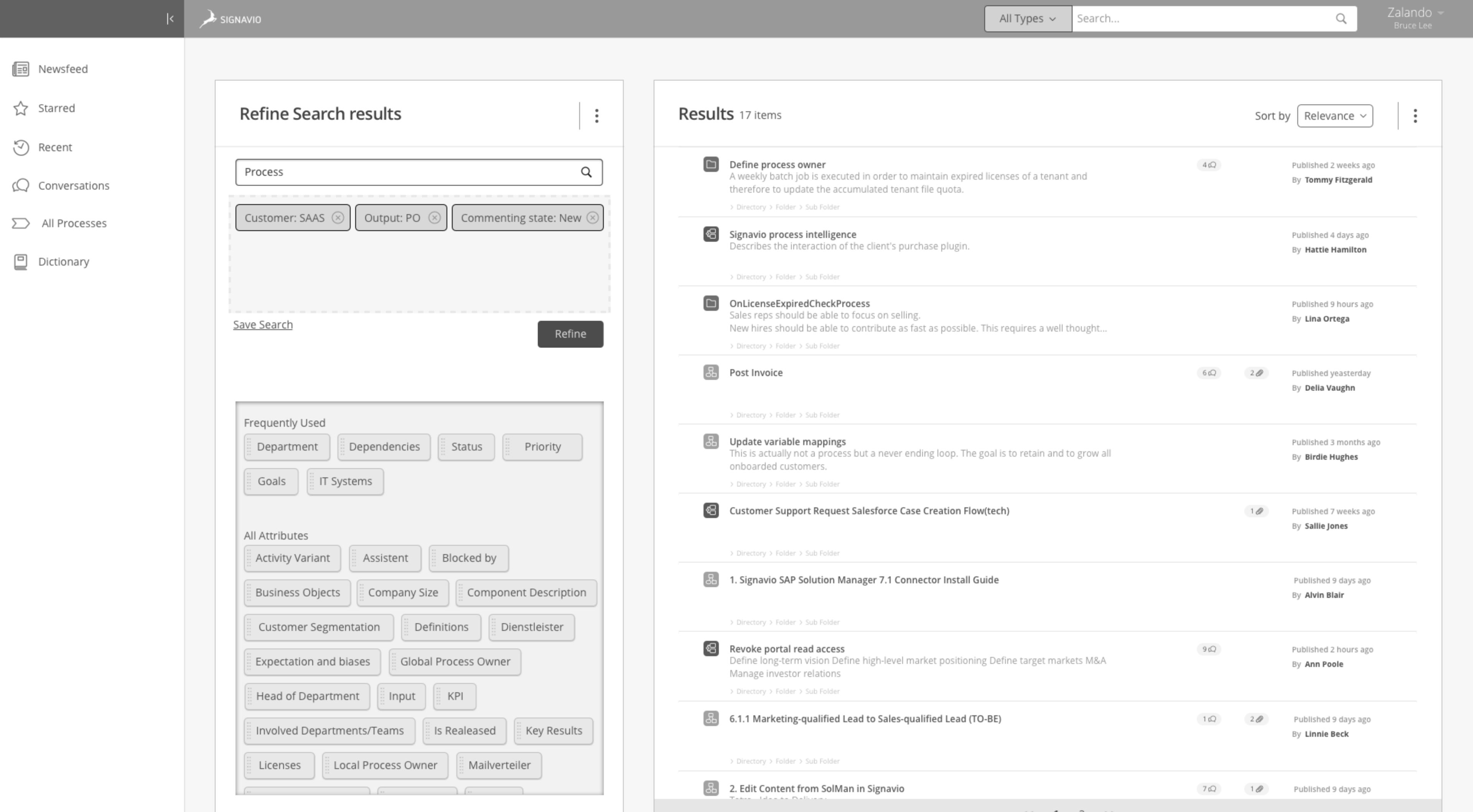 Multiple active criteria